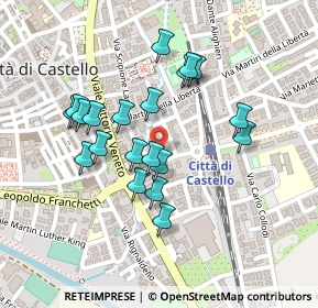 Mappa Via Papa Celestino II, 06012 Città di Castello PG, Italia (0.206)