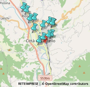 Mappa Via Papa Celestino II, 06012 Città di Castello PG, Italia (1.55385)