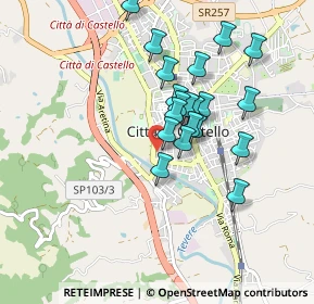 Mappa Via S. Florido, 06012 Città di Castello PG, Italia (0.7705)