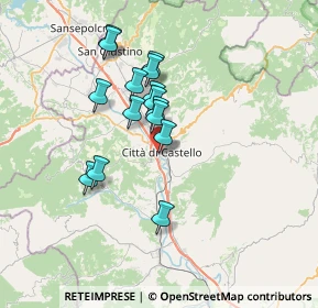 Mappa Via S. Florido, 06012 Città di Castello PG, Italia (5.99467)