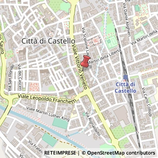 Mappa Viale Vittorio Veneto, 12, 06012 Città di Castello, Perugia (Umbria)