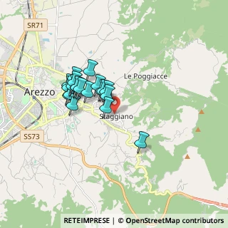 Mappa Via F. Severi, 52100 Arezzo AR, Italia (1.4355)