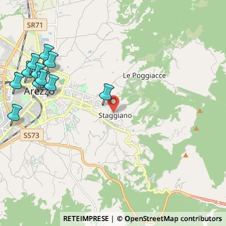 Mappa Via F. Severi, 52100 Arezzo AR, Italia (3.10273)