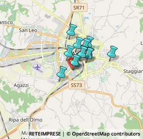 Mappa Via Vittorio Veneto SS71KM.148, 52100 Arezzo AR, Italia (0.91846)