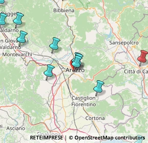 Mappa Via Vittorio Bottego, 52100 Arezzo AR, Italia (21.72615)