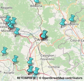 Mappa Via Sebastiano Fabroni, 52100 Arezzo AR, Italia (22.39947)