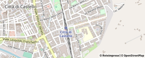Mappa Città di Castello