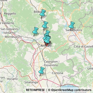 Mappa Via degli Accolti, 52100 Arezzo AR, Italia (9.54636)