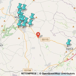 Mappa SS 115 Modica-Ispica km. 345+700, 97015 Modica RG (6.16)