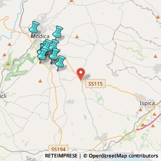 Mappa SS 115 Modica-Ispica km. 345+700, 97015 Modica RG (5.13364)