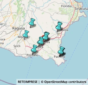 Mappa Via G. Meli, 96019 Rosolini SR, Italia (10.9535)