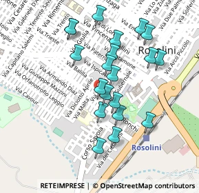 Mappa Via Ferreri, 96019 Rosolini SR, Italia (0.2435)