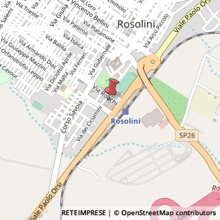 Mappa Via Ronchi, 1/bis, 96019 Rosolini, Siracusa (Sicilia)