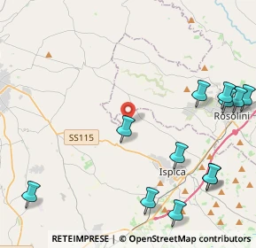 Mappa Contrada scorsone, 97015 Modica RG, Italia (6.40583)