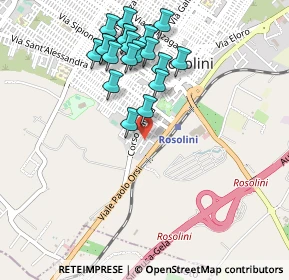 Mappa Via Casa del Fanciullo, 96019 Rosolini SR, Italia (0.551)