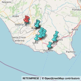 Mappa Via Cava Gucciardo Serrauccelli, 97015 Modica RG, Italia (10.95947)