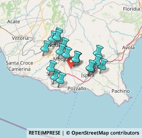 Mappa Contrada Beneventano, 97015 Modica RG, Italia (10.45824)