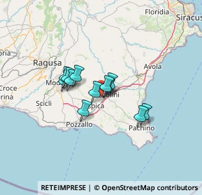 Mappa C.da Scardina, 96019 Rosolini SR, Italia (9.6325)