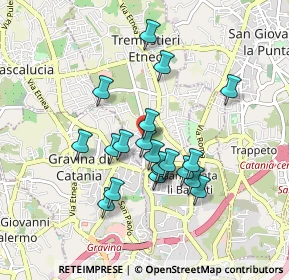 Mappa Via S. Paolo, 95030 Tremestieri Etneo CT, Italia (0.8505)