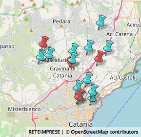 Mappa Via Pasubio, 95030 Tremestieri Etneo CT, Italia (3.61267)