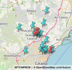 Mappa Via Pasubio, 95030 Tremestieri Etneo CT, Italia (3.21737)