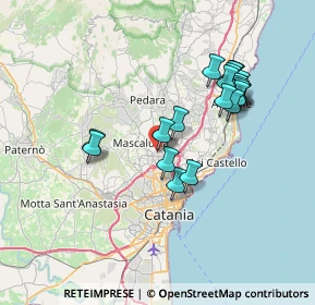 Mappa Via S. Paolo, 95030 Tremestieri Etneo CT, Italia (7.6895)