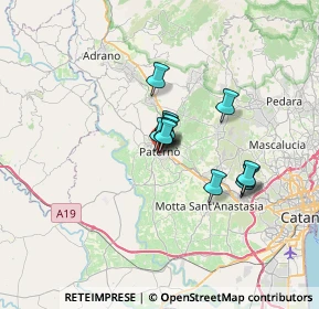 Mappa Via Altarino, 95047 Paternò CT, Italia (4.60167)
