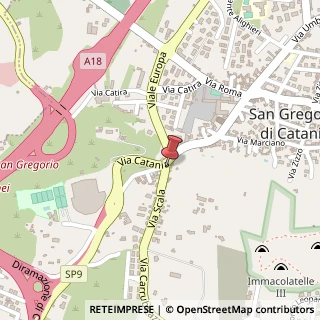 Mappa Via Scala, 7, 95027 San Gregorio di Catania, Catania (Sicilia)