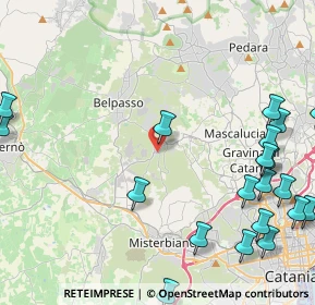 Mappa Viale della Regione, 95040 Camporotondo Etneo CT, Italia (6.8455)
