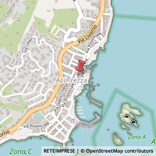 Mappa Via Provinciale, 246, 95021 Aci Castello, Catania (Sicilia)