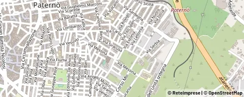 Mappa Paternò