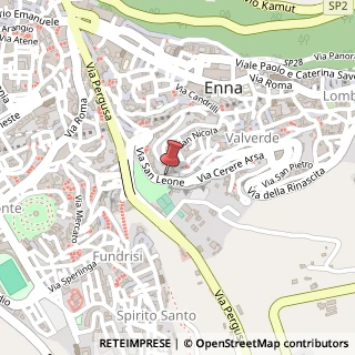 Mappa Via Apollo Pizio, 7, 94100 Enna, Enna (Sicilia)