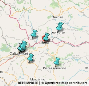 Mappa Via San Leonardo, 94100 Enna EN (15.8805)