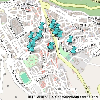 Mappa Via San Leonardo, 94100 Enna EN (0.196)