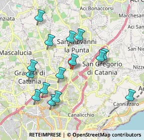 Mappa Via Mannino Soldato, 95037 San Giovanni La Punta CT, Italia (2.22067)