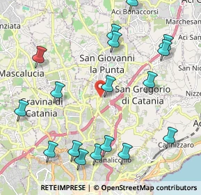 Mappa Via Mannino Soldato, 95037 San Giovanni La Punta CT, Italia (2.82176)