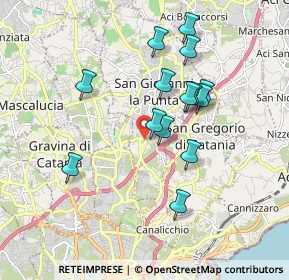 Mappa Via Mannino Soldato, 95037 San Giovanni La Punta CT, Italia (1.83857)