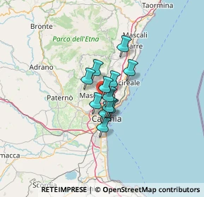 Mappa Via Rende, 95030 Gravina di Catania CT, Italia (7.40917)