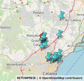 Mappa Via Rende, 95030 Gravina di Catania CT, Italia (3.44563)