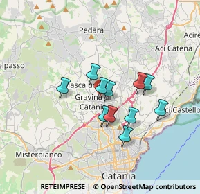 Mappa Via Rende, 95030 Gravina di Catania CT, Italia (2.93545)