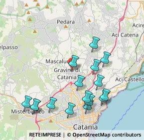 Mappa Via Rende, 95030 Gravina di Catania CT, Italia (4.81563)