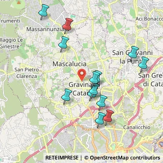 Mappa Piazza I' Maggio, 95030 Gravina di Catania CT, Italia (2.30154)