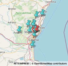 Mappa Via Campania, 95037 San Giovanni La Punta CT, Italia (8.37167)