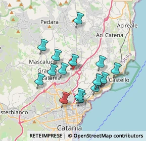 Mappa Via Campania, 95037 San Giovanni La Punta CT, Italia (3.60875)