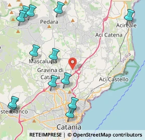 Mappa Via Campania, 95037 San Giovanni La Punta CT, Italia (6.42308)