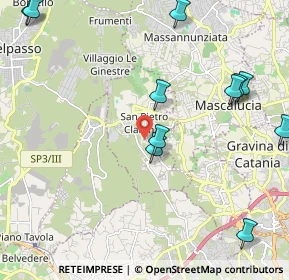 Mappa Via Reitano, 95030 San Pietro Clarenza CT, Italia (2.97909)