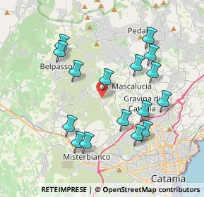 Mappa Via Reitano, 95030 San Pietro Clarenza CT, Italia (4.31313)