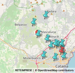 Mappa Via Reitano, 95030 San Pietro Clarenza CT, Italia (4.90923)