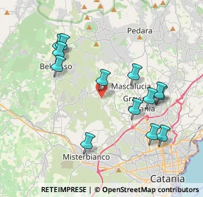 Mappa Via Reitano, 95030 San Pietro Clarenza CT, Italia (4.40308)