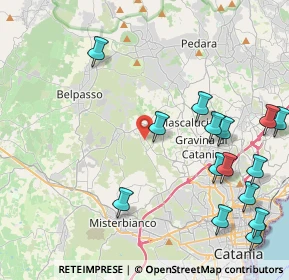 Mappa Via Reitano, 95030 San Pietro Clarenza CT, Italia (6.11125)